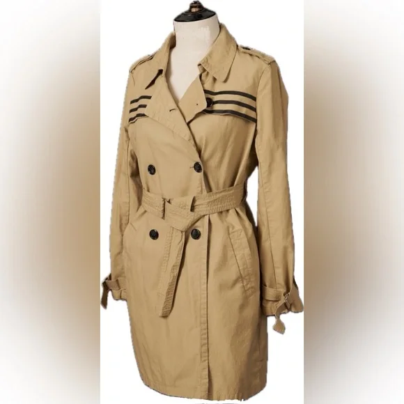 Jean Paul Gaultier x Target Women’s Trench Coat, Beige, Tan. Size M. - Picture 1 of 14
